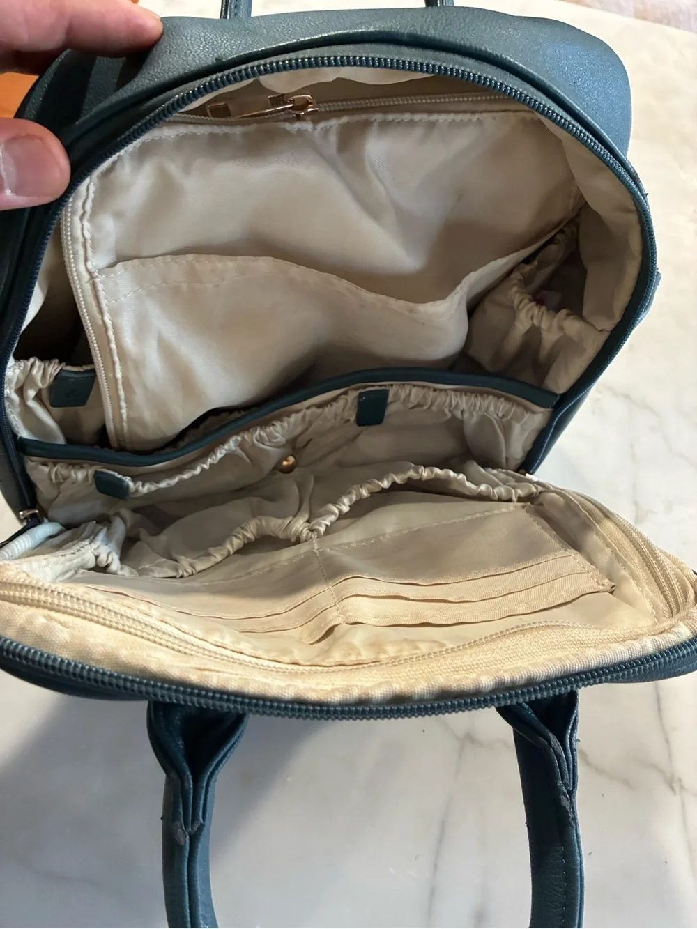 Ayla And Co Diaper Bag Olive Vegan Backpack